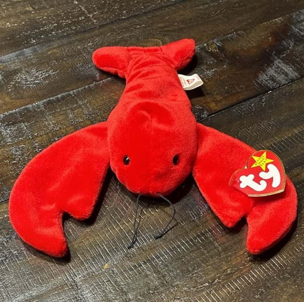 Ty Beanie Babies Pinchers The Lobster Plush Toy Red Retired